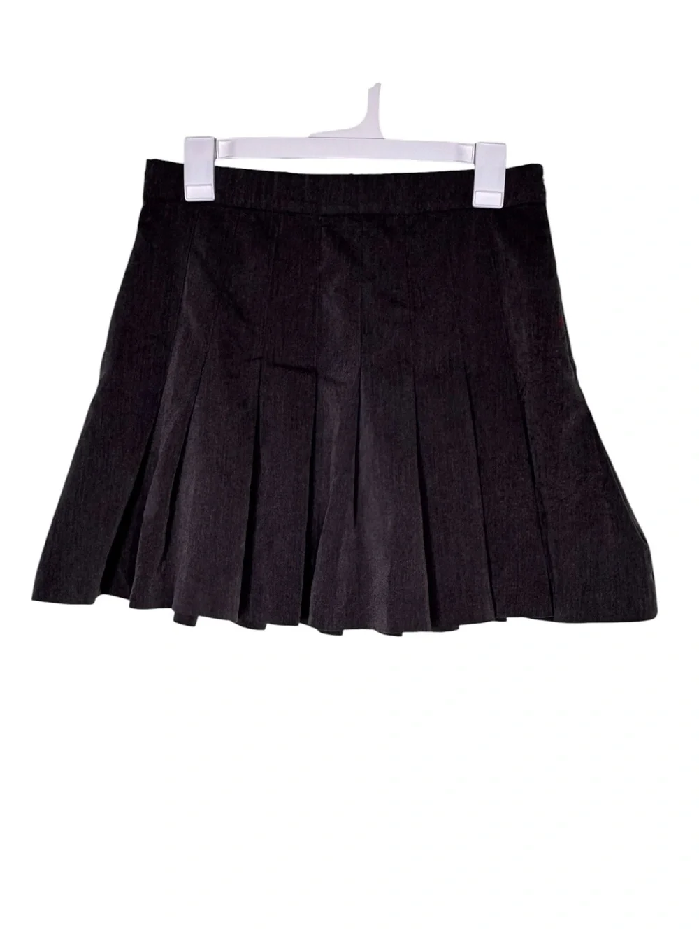Cotton Candy LA Dark Gray Schoolgirl Pleated Mini Skirt Size Large